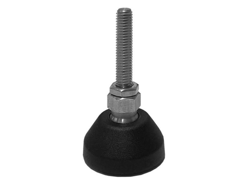 Stavitelná kloubová noha D 40 M8x40 - PA, nerez